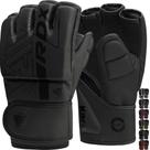Luvas de MMA RDX Grappling Sparring Maya Hide Leather