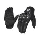 Luvas De Motocicleta Masculinas De Verão Com Proteção Rígida Nos Dedos E Tela Sensível Ao Toque Para