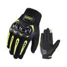 Luvas De Motocicleta Pretas Com Tela Sensível Ao Toque Para Homens E Mulheres, Verão, Ciclismo, ATV,