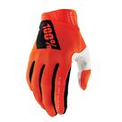 Luvas de motocross 100% RIDEFIT com tela de toque de pulso ajustável