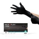 Luvas de nitrilo descartáveis Ansell Microflex MidKnight MK-296