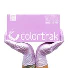 Luvas de nitrilo descartáveis Colortrak Luminous Lilac Frost M Luvas de nitrilo descartáveis Colortrak Luminous Lilac Frost M