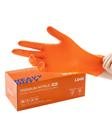 Luvas de nitrilo descartáveis LANON 8mil Orange Medium (100) Luvas de nitrilo descartáveis LANON 8mil Orange Medium (100)