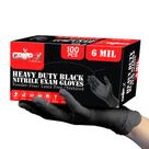 Luvas de nitrilo descartáveis London Labs Heavy Duty 6 mil (100) Luvas de nitrilo descartáveis London Labs Heavy Duty 6 mil (100)