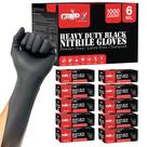 Luvas de nitrilo descartáveis London Labs Heavy Duty 6 Mil (1000)