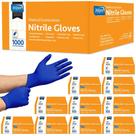 Luvas de nitrilo inspiram exames médicos Stretch Blue