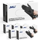Luvas de nitrilo JMU Black Large 3.5Mil Medical Exam 1200 unidades