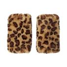 Luvas De Pele Sintética Com Estampa De Leopardo, Macias, Quentes E Estilosas Para Uso Casual E Moda