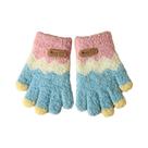 Luvas De Pelúcia De Inverno Com Desenhos Animados Para Crianças De 2 a 5 Anos, Luvas De Dedo Inteiro