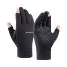 Luvas De Pesca Antiderrapantes De Fleece Universais Estilo Primavera Com Dois Dedos Para Proteção Em Luvas De Pesca Antiderrapantes De Fleece Universais Estilo Primavera Com Dois Dedos Para Proteção Em