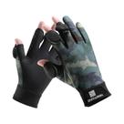 Luvas De Pesca De Inverno Impermeáveis E À Prova De Vento Com 2 Dedos Rebatíveis, Térmicas,