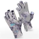 Luvas de pesca KastKing Sol Armis Sun UPF50+ Silver Mist S-M