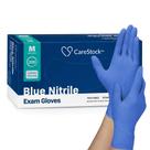 Luvas de proteção CareStock Blue Nitrile Medium 200 unidades