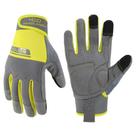 Luvas de proteção HANDLANDY Touchscreen amarelo-cinza médias