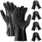 Luvas de proteção Teenyyou PVC antiderrapantes impermeáveis 10 em 4 pares