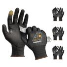 Luvas de proteção Toolant A4 resistentes a cortes, 3 pares, pequenas