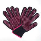 Luvas de PVC, silicone, resistentes a altas temperaturas, roxas