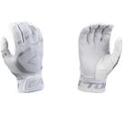 Luvas de rebatidas de beisebol Easton MAV GT brancas adultas médias