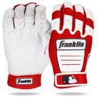 Luvas de rebatidas de beisebol Franklin Sports MLB CFX Pro Red Adult Medium Luvas de rebatidas de beisebol Franklin Sports MLB CFX Pro Red Adult Medium