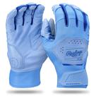 Luvas de rebatidas de beisebol Rawlings Workhorse Youth Columbia Blue