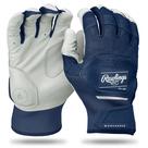 Luvas de rebatidas de beisebol Rawlings Workhorse Youth White/Navy