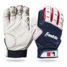Luvas de rebatidas Franklin Sports 2nd Skinz MLB Youth S Navy