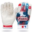Luvas de rebatidas Franklin Sports MLB Grow to Pro Kids vermelhas/brancas/azuis Luvas de rebatidas Franklin Sports MLB Grow to Pro Kids vermelhas/brancas/azuis