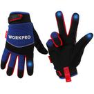 Luvas de Segurança WORKPRO - Mecânico, Touchscreen, Azul, Tamanho XL