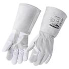 Luvas de soldagem TOPDC Premium Goatskin Leather 14 polegadas Luvas de soldagem TOPDC Premium Goatskin Leather 14 polegadas