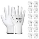Luvas de trabalho de segurança DULFINE revestidas com PU G-Large - 12 pares