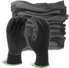Luvas de trabalho de segurança Evridwear Crinkle Latex Rubber 12 pares