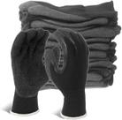 Luvas de trabalho de segurança Evridwear Crinkle Latex Rubber 12 pares