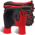 Luvas de trabalho de segurança Evridwear Crinkle Latex Rubber 12 pares