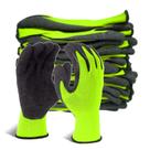 Luvas de trabalho de segurança Evridwear Crinkle Latex Rubber 12 pares