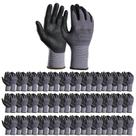 Luvas de trabalho de segurança LOCCEF MicroFoam revestidas com nitrilo 36 pares