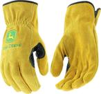 Luvas de Trabalho John Deere JD00004 - Couro Split Bovino - Tamanho Grande