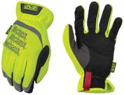 Luvas de trabalho Mechanix Wear Hi-Viz FastFit para homens XXL