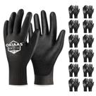 Luvas de trabalho OKIAAS Ultra Thin Lightweight para homens (12 pares)