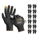 Luvas de trabalho resistentes a cortes Toolant A4 Fishing WoodEsculping 12 pares