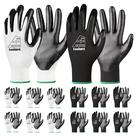Luvas de trabalho Toolant Nitrile Coating para homens 12 pares XL