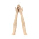 Luvas De Tule Preto Ultrafinas E Respiráveis De 53cm Para Mulheres, Elegantes, Sexy, Transparentes,