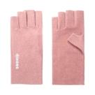 Luvas De Veludo Para Mulheres Com Tela Sensível Ao Toque, À Prova De Vento E Frio, Meio Dedo Luvas De Veludo Para Mulheres Com Tela Sensível Ao Toque, À Prova De Vento E Frio, Meio Dedo