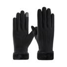 Luvas De Veludo Quentes Com Toque De Camurça Para Outono/Inverno, Punho De Pelúcia Espesso, Luvas De Veludo Quentes Com Toque De Camurça Para Outono/Inverno, Punho De Pelúcia Espesso,