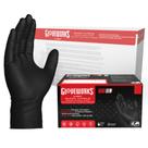 Luvas descartáveis GLOVEWORKS HD Black Nitrile 6 Mil XXL