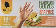 Luvas descartáveis GORILLA SUPPLY 1000 BPA Free Poly PE LDPE Luvas descartáveis GORILLA SUPPLY 1000 BPA Free Poly PE LDPE