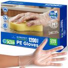Luvas Descartáveis HD PROTECT 1200 Unidades, Sem BPA e Sem Látex Luvas Descartáveis HD PROTECT 1200 Unidades, Sem BPA e Sem Látex