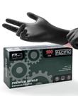 Luvas descartáveis PACIFIC PPE Black Nitrile 6 Mil 100 Count XL