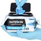 Luvas descartáveis SAFESKIN Nitrile Powder Free, pacote com 200