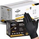 Luvas descartáveis TitanFlex Heavy Duty Black Nitrile 6mL Luvas descartáveis TitanFlex Heavy Duty Black Nitrile 6mL