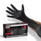 Luvas descartáveis Venom Steel Black Nitrile XXL 100 Count